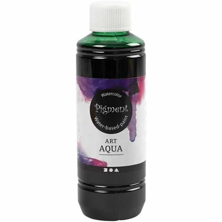 Flytende akvarellmaling, grønn, 250 ml/ 1 fl.