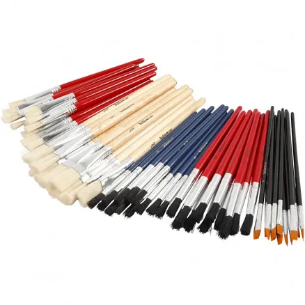 YellowLine Penselsett, 60 stk./ 60 pk.