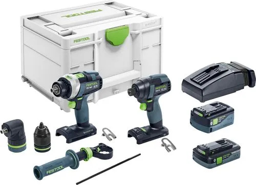 Festool Skrue- og borsett TID 18 5,0/4,0-Set TPC 18/4