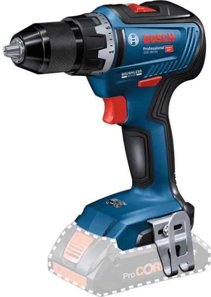 Bosch bor-/skrutrekker GSR 18V-55 Solo